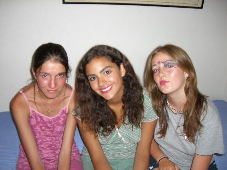 Sarah, Laurène et Gaby
